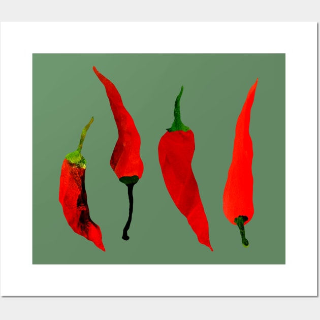 red hot pepper Wall Art by tetiana12.art